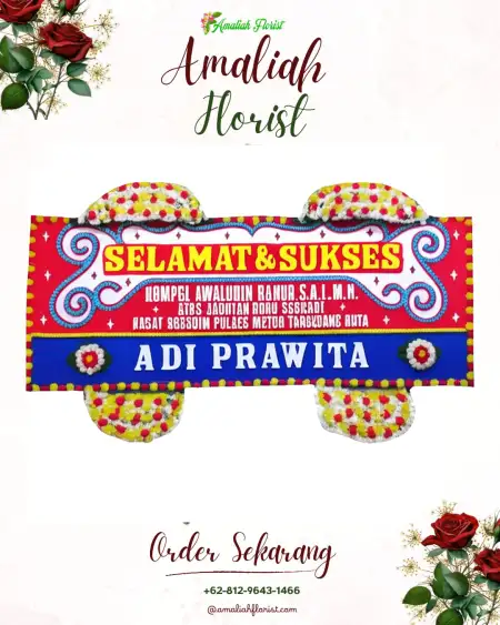 Papan Bunga Ucapan Selamat Bajubang
